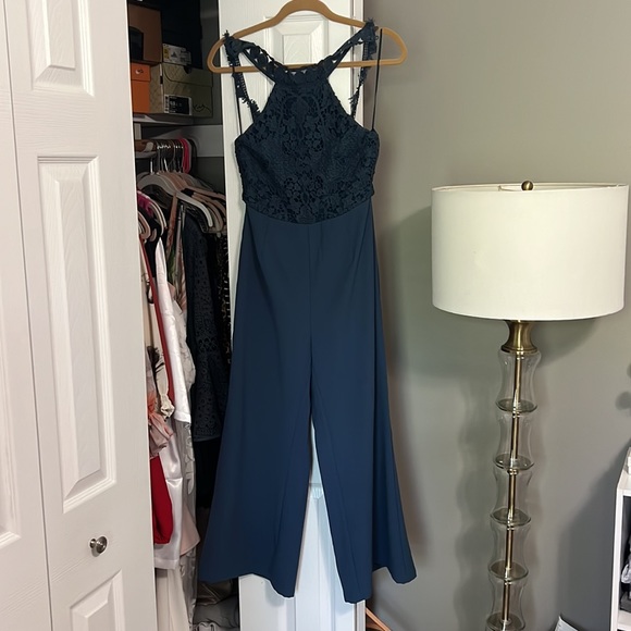 Steel blue jumpsuit - Picture 5 of 5